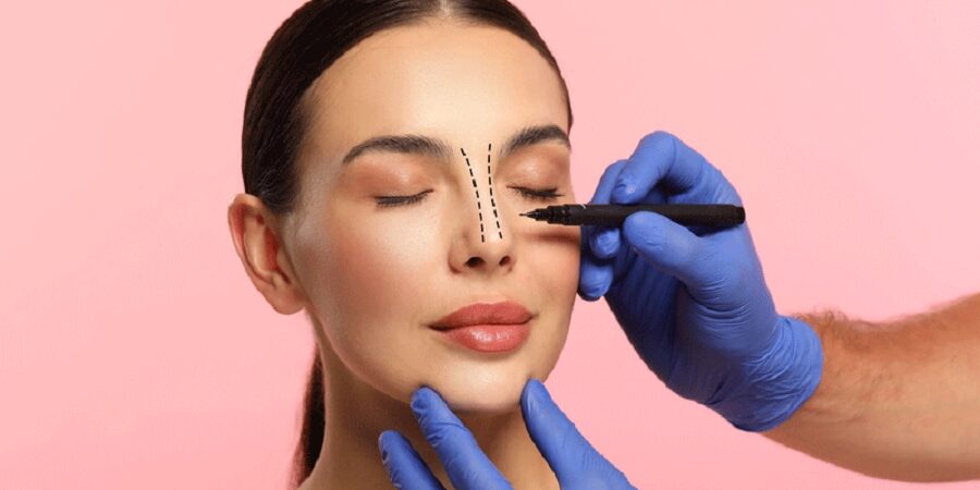 How does rhinoplasty work at Aesthetic Clinic Riyadh